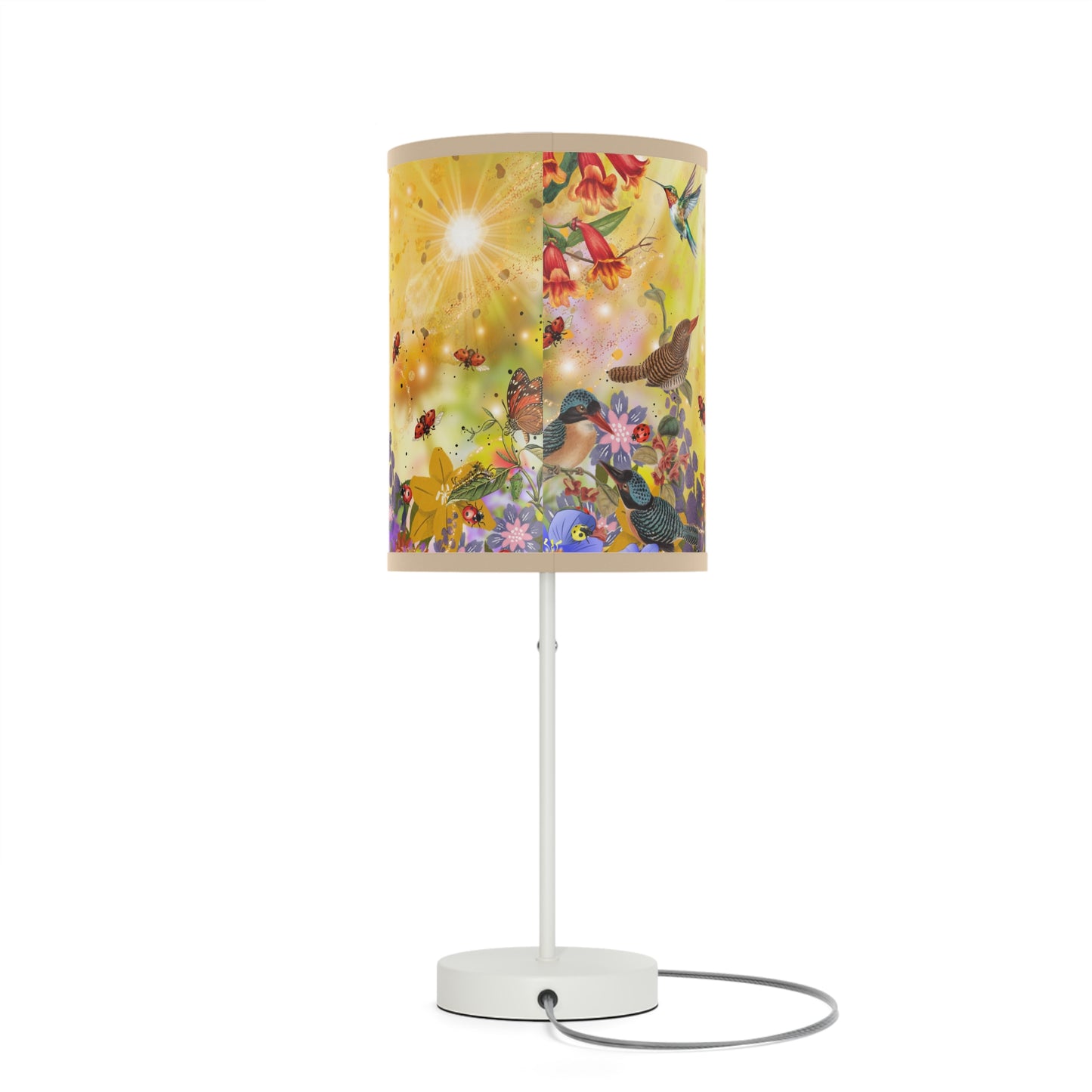 Ladybug Garden Lamp on a Stand, US|CA plug