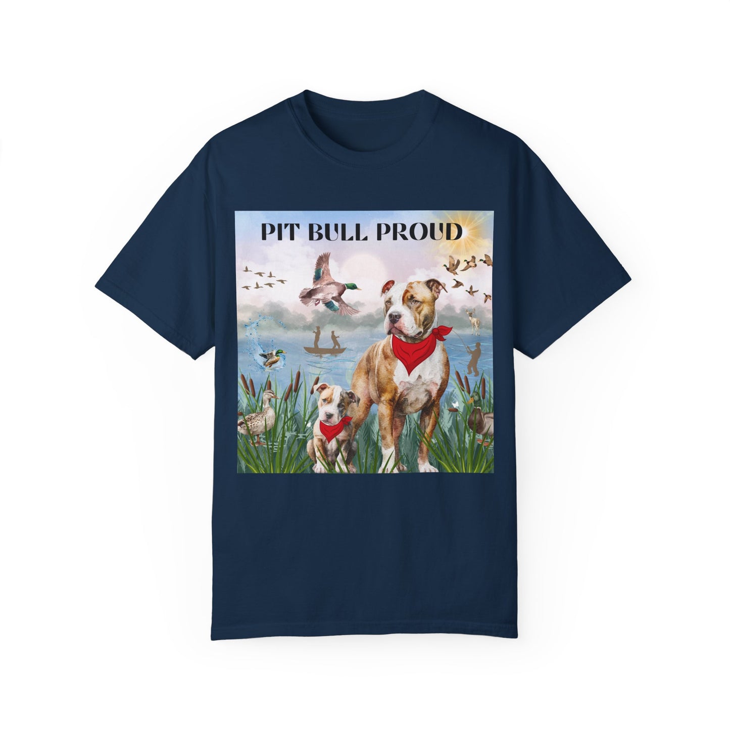 Pit Bull Proud Unisex Garment-Dyed T-shirt