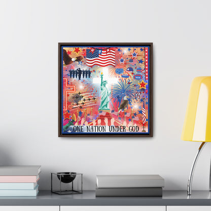 One Nation Under God Canvas Wall Art