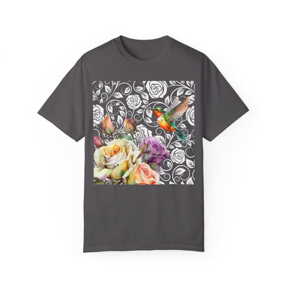 Hummingbird 2 Unisex Garment-Dyed T-shirt