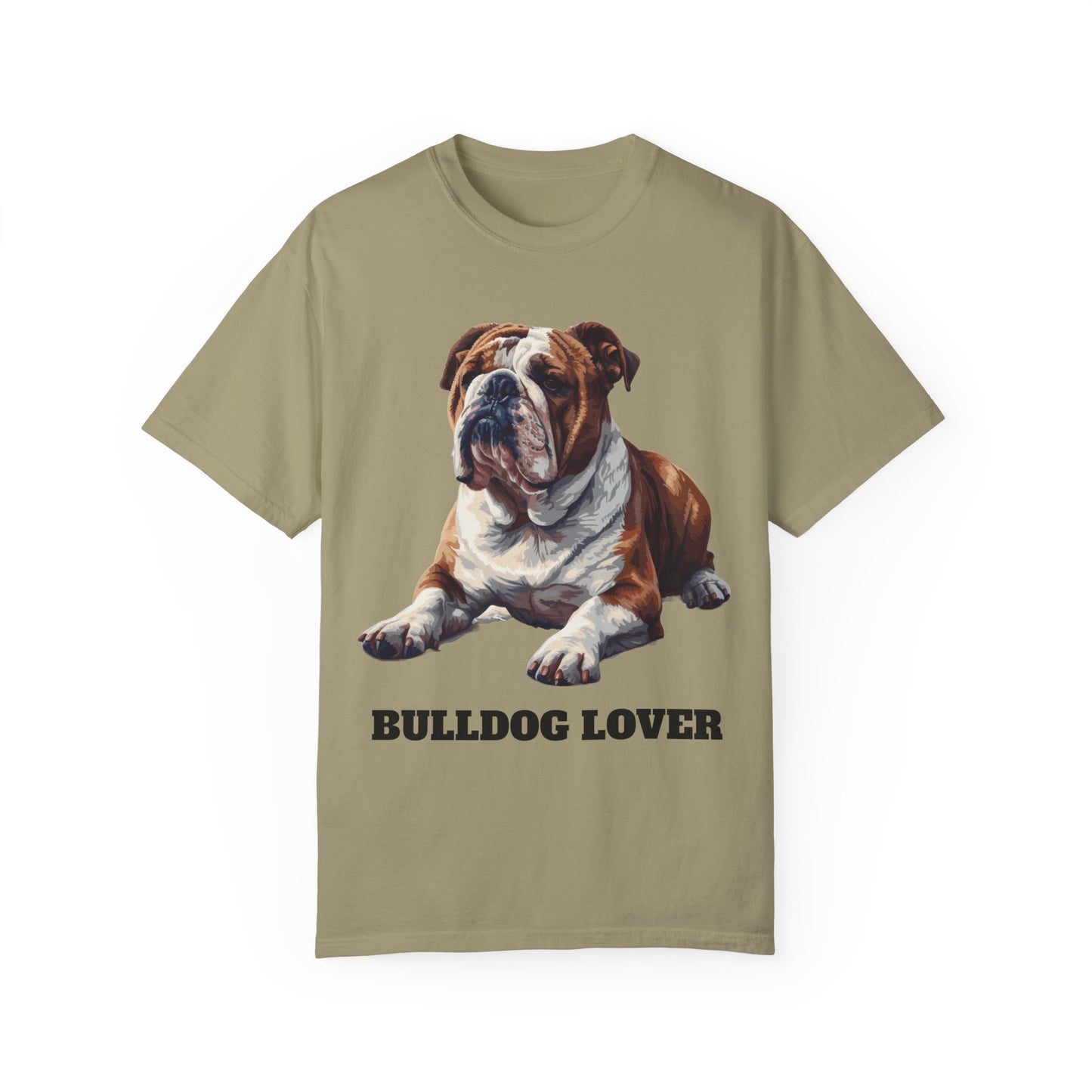 English Bulldog Lover Unisex Garment-Dyed T-shirt