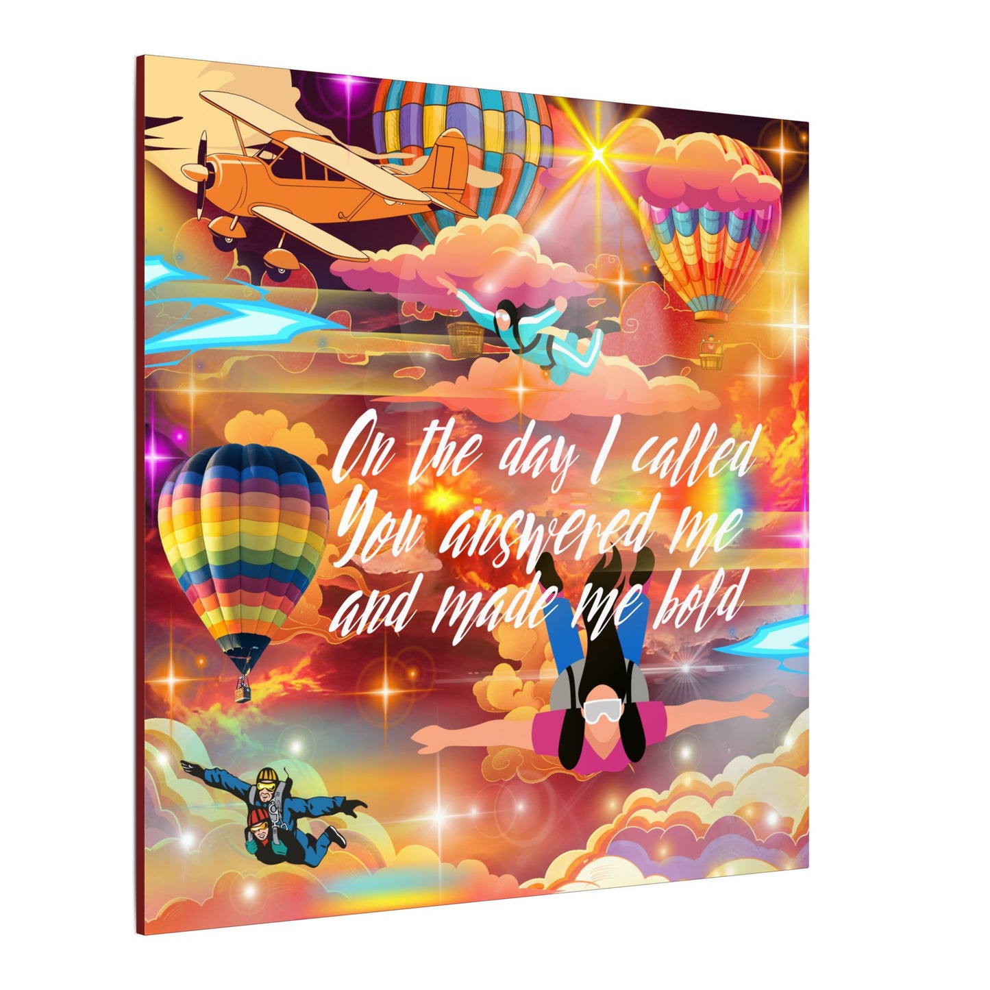 You Answered Me - Inspirational Canvas Wall Art