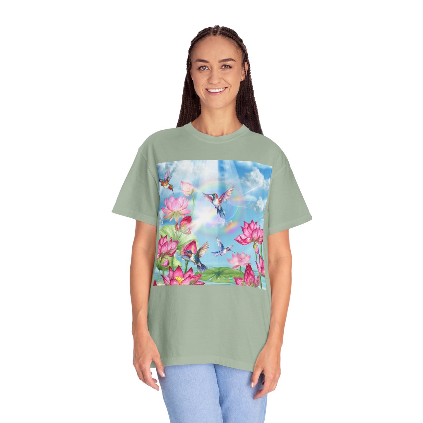 Sipping On Sunshine Unisex Garment-Dyed T-shirt