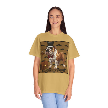 Pawsitively Dapper Unisex Garment-Dyed T-shirt