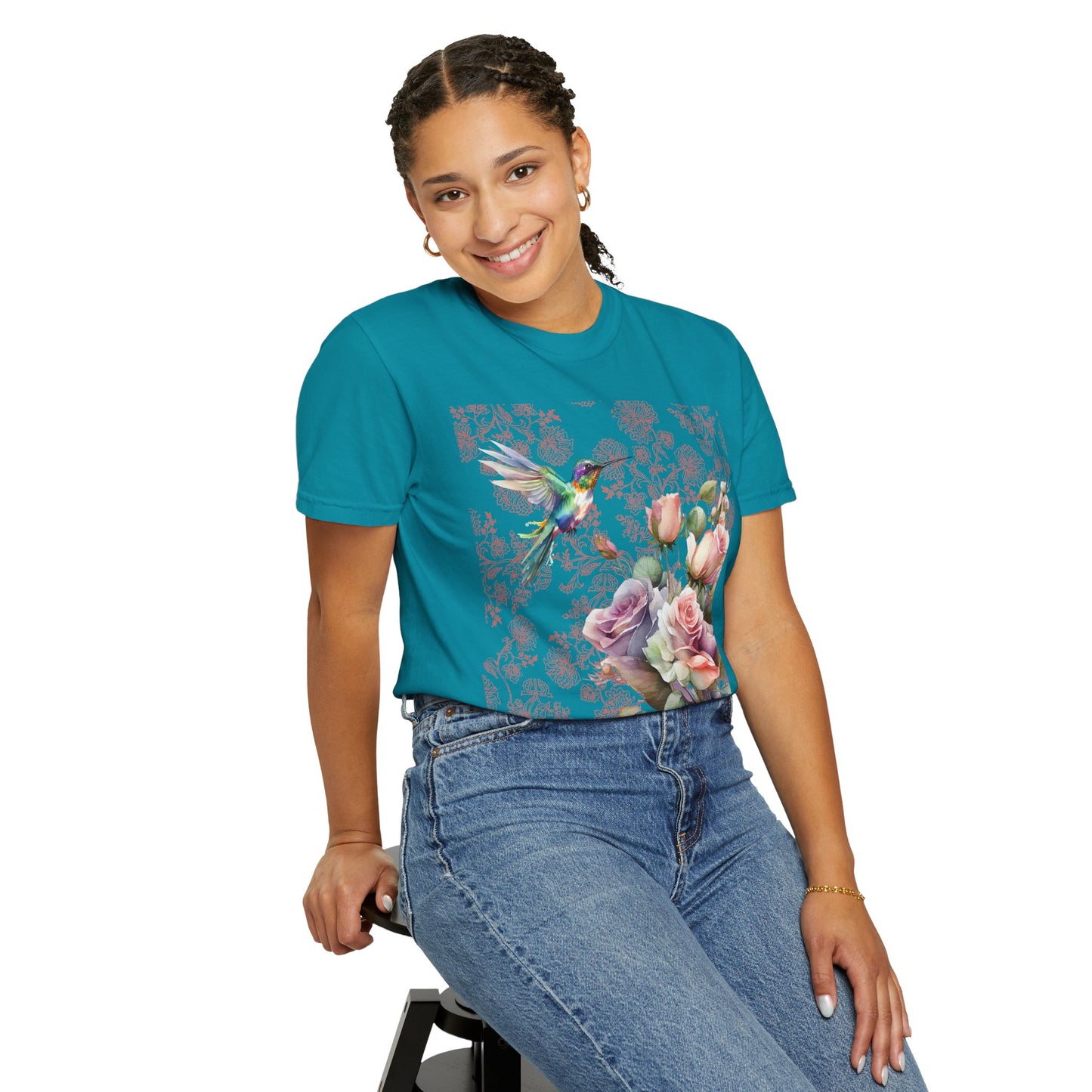 Hummingbird 1 Unisex Garment-Dyed T-shirt