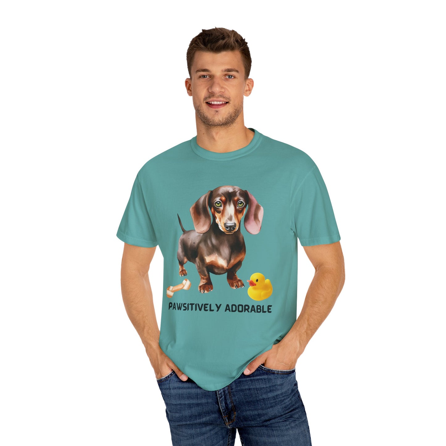 Pawsitively Adorable Unisex Garment-Dyed T-shirt