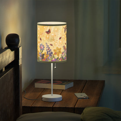 Ladybug Garden Lamp on a Stand, US|CA plug