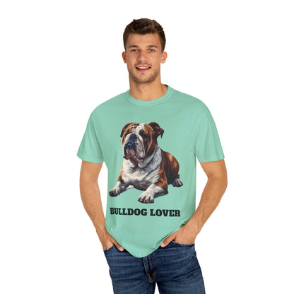 English Bulldog Lover Unisex Garment-Dyed T-shirt