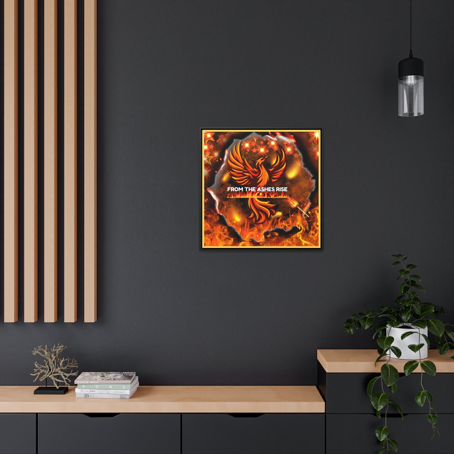 From The Ashes Rise Canvas Wall Art