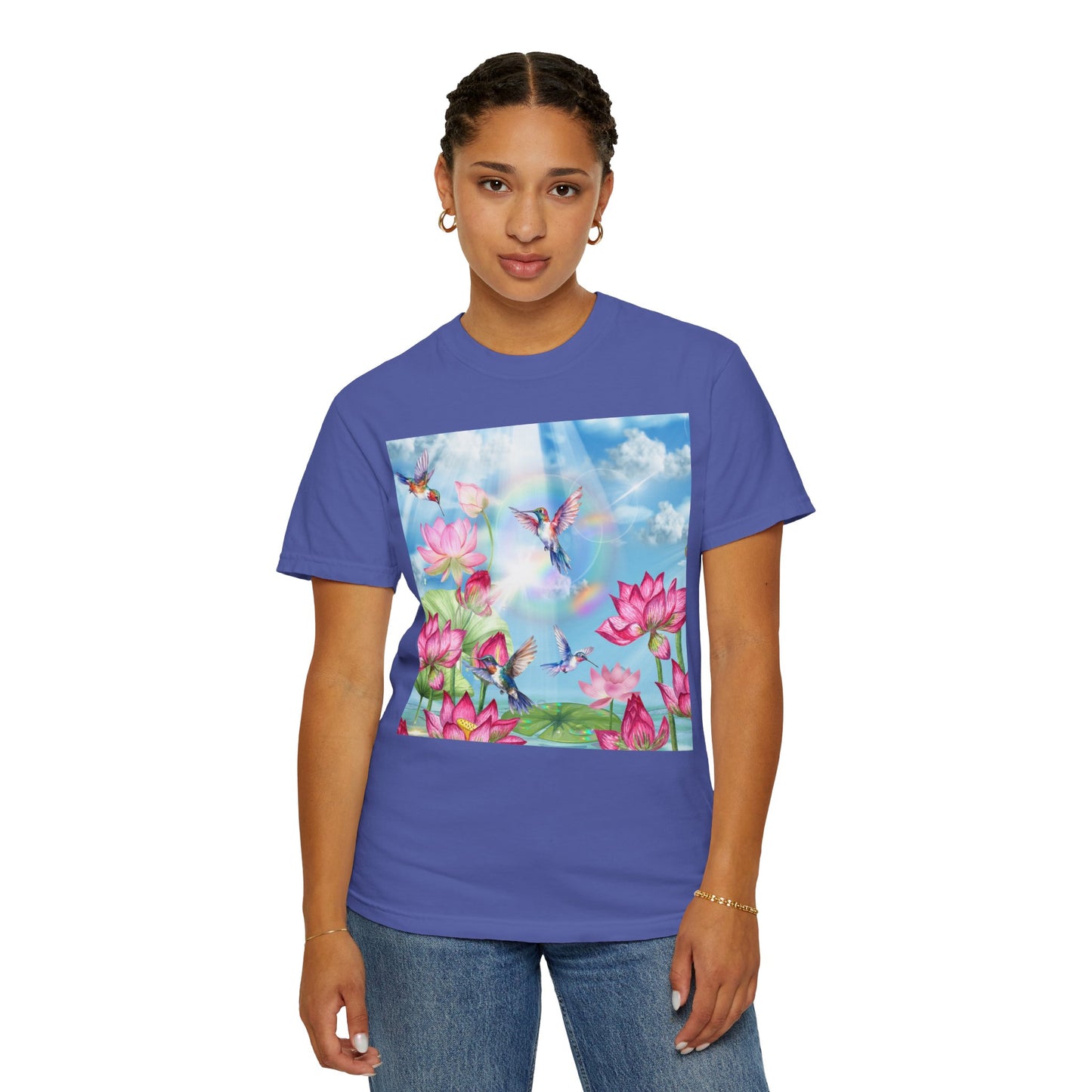 Sipping On Sunshine Unisex Garment-Dyed T-shirt