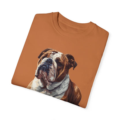 English Bulldog Lover Unisex Garment-Dyed T-shirt