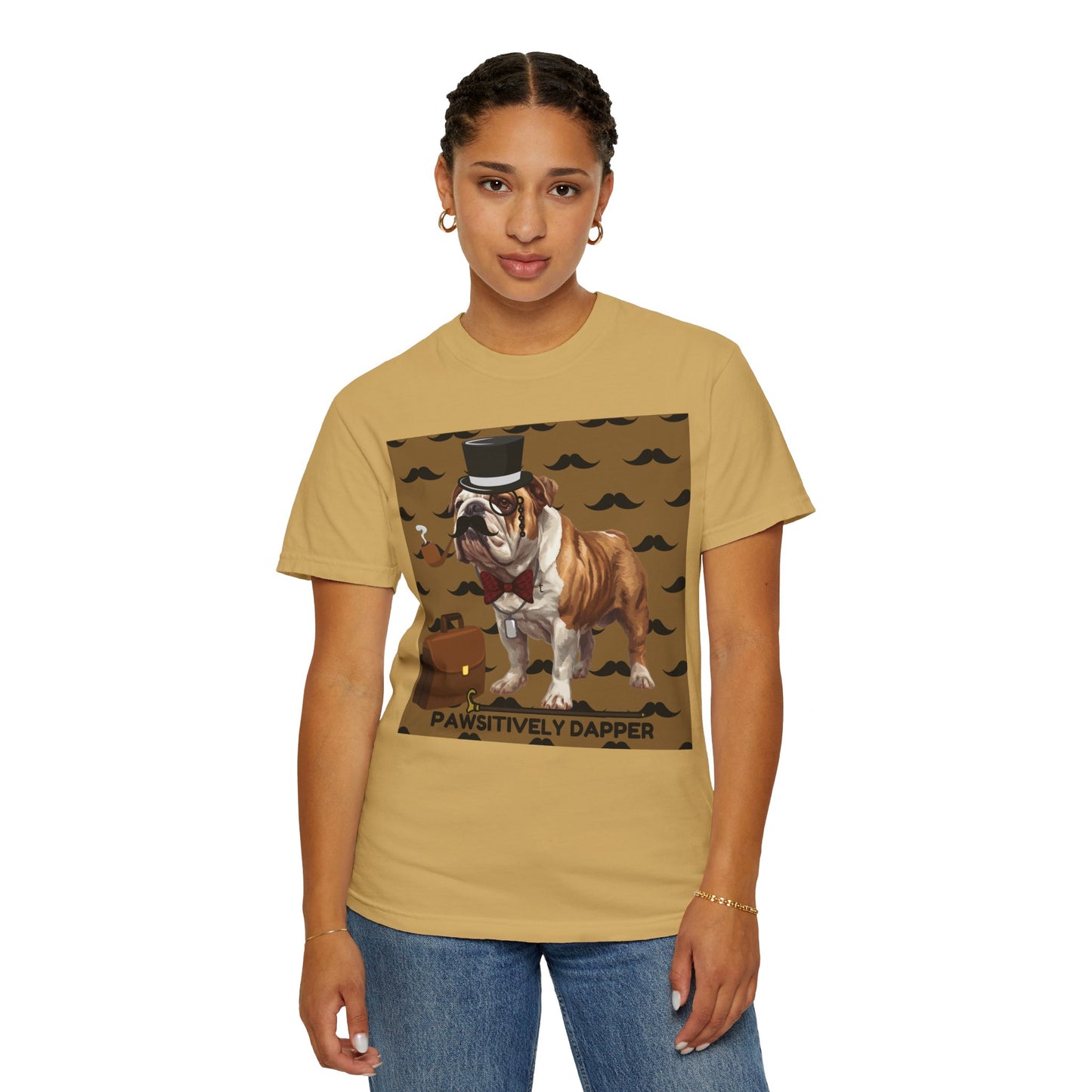 Pawsitively Dapper Unisex Garment-Dyed T-shirt