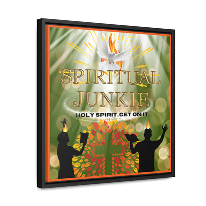 Spiritual Junkie Gallery Canvas Wraps, Square Frame