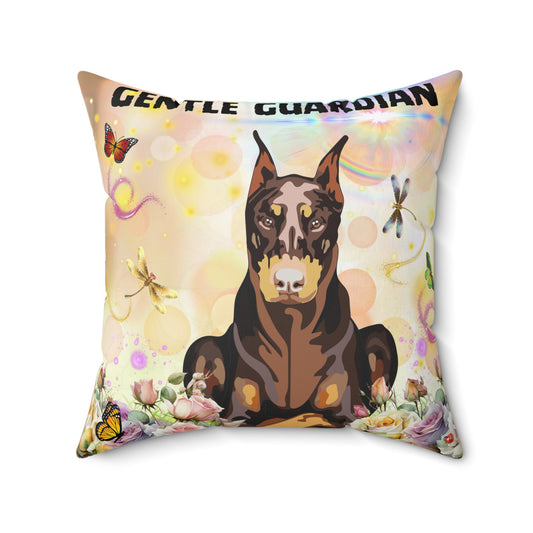 Gentle Guardian Spun Polyester Square Pillow