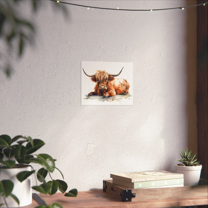 Highland Cow 2 Fine Art Posters