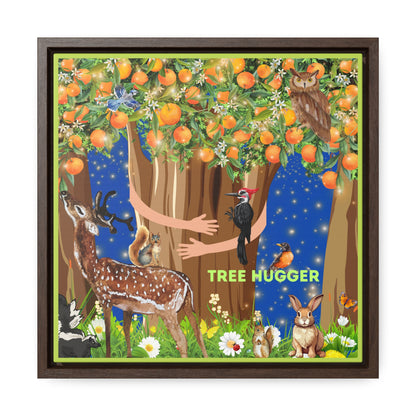 Tree Hugger Canvas Wall Art