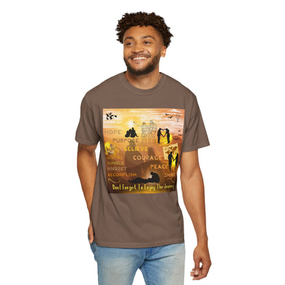 Enjoy The Journey Unisex Garment-Dyed T-shirt