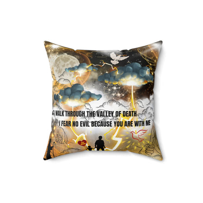 I Fear No Evil Spun Polyester Square Pillow