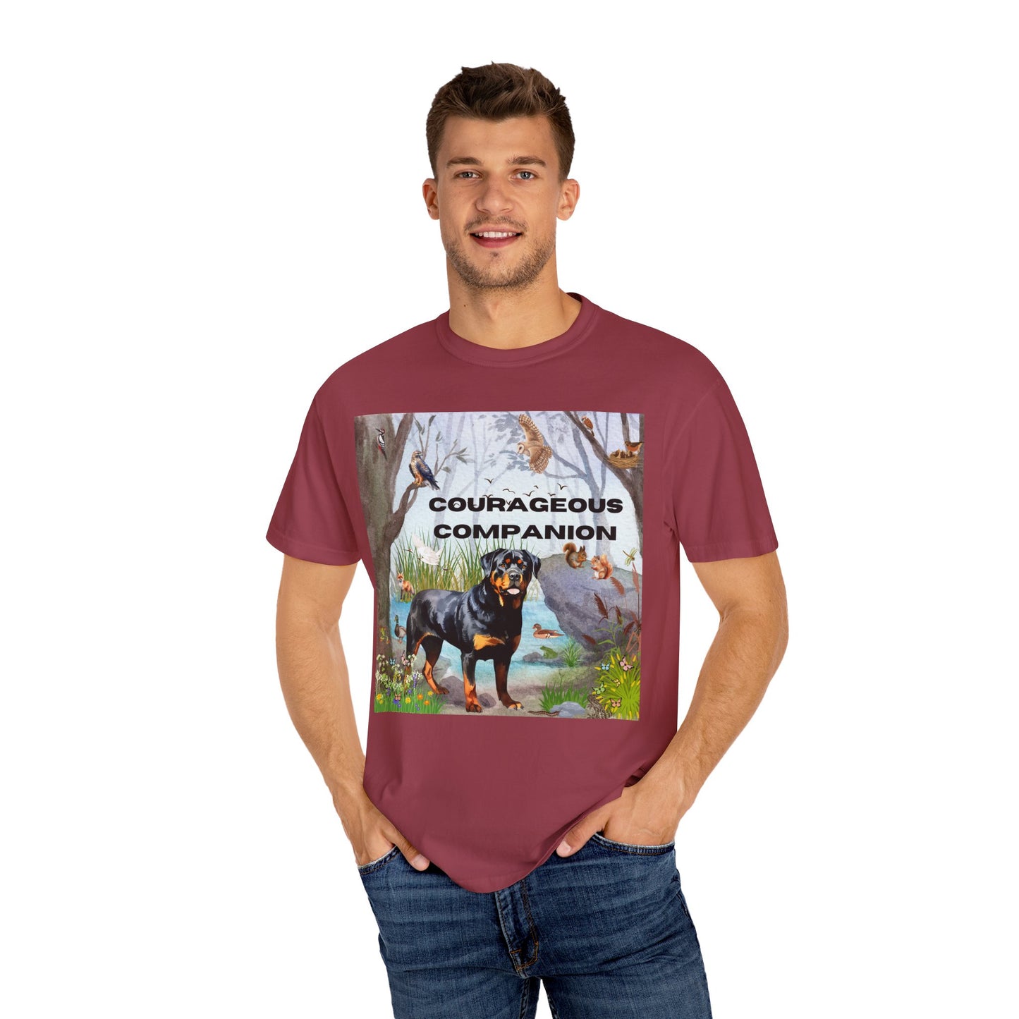 Courageous Companion Unisex Garment-Dyed T-shirt