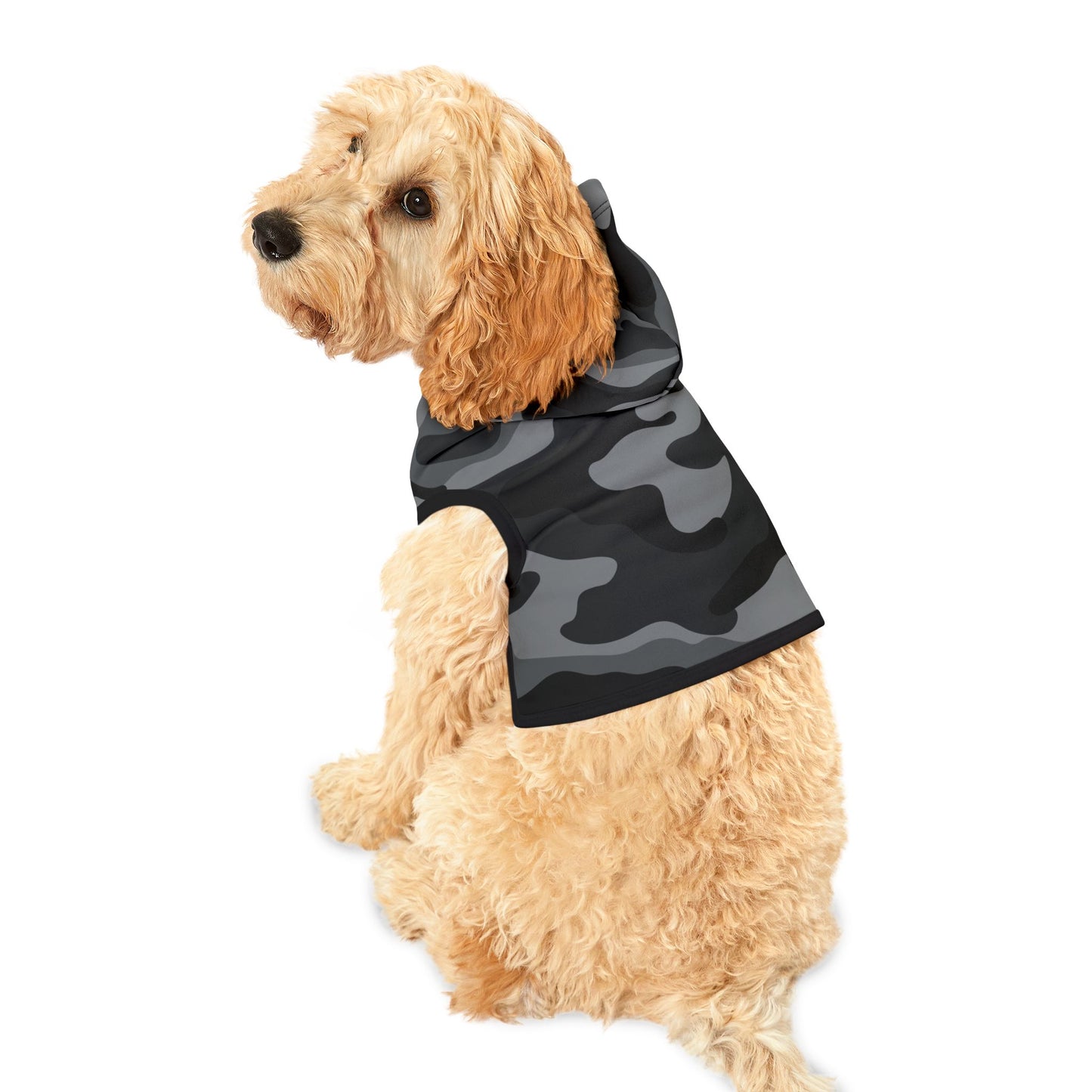 Pet Hoodie Camo Grey