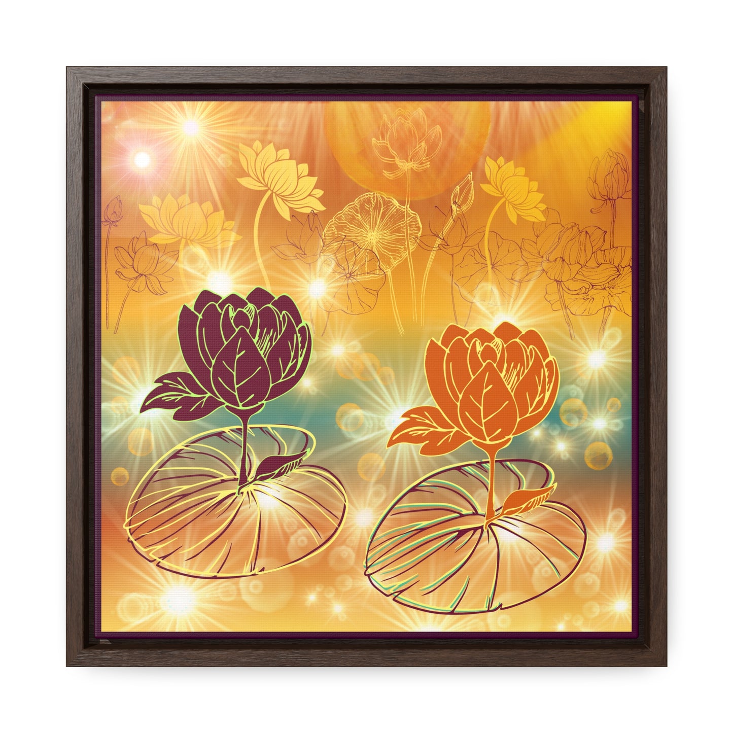 Reflections Gallery Canvas Wraps, Square Frame