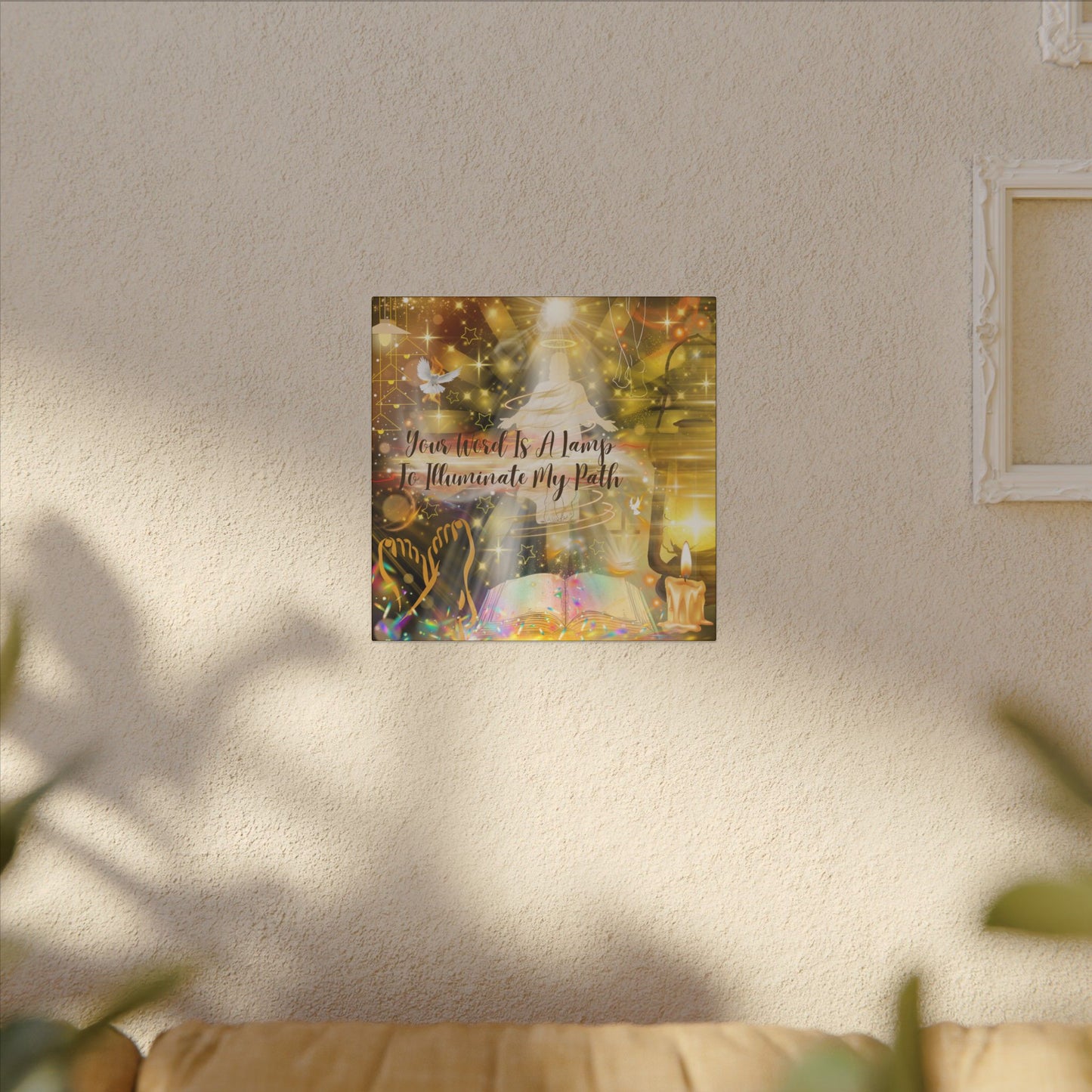 Your Word - Inspirational Wall Art, Custom Canvas Print, Home Decor, Motivational Quote, Spiritual Artwork, Wall Decor Gift