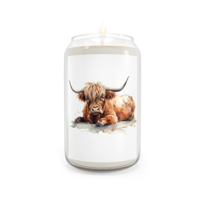 Highland Cow 2 Scented Candle, 13.75oz