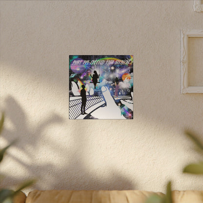 In His Hands - Cosmic Wall Art Canvas Print, Home Decor, Inspirational Decor, Galaxy Artwork, Unique Gift for Space Lovers, Abstract Art