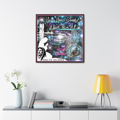 King Of All Kings Gallery Canvas Wraps, Square Frame