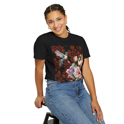 Hummingbird 1 Unisex Garment-Dyed T-shirt