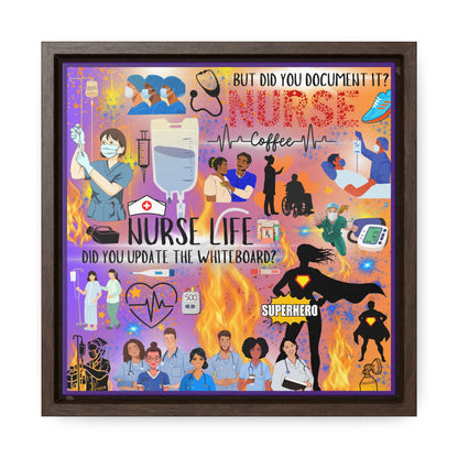 Nurse Life Canvas Wall Art