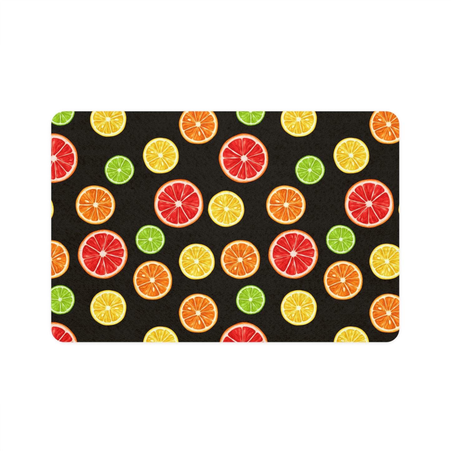 Pet Food Mat (12x18) Citrus