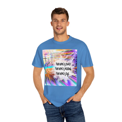 Your Name Unisex Garment-Dyed T-shirt