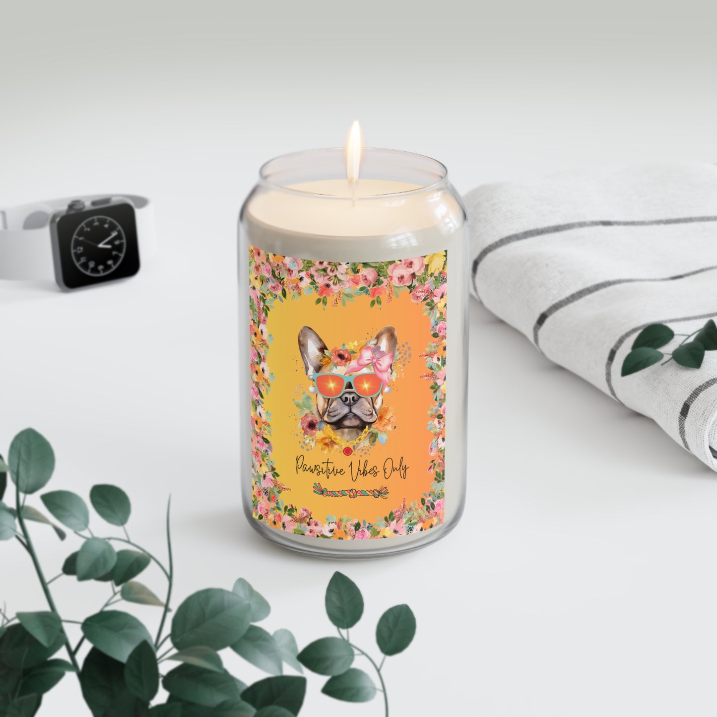 Pawsitive Vibes Only Scented Candle, 13.75oz