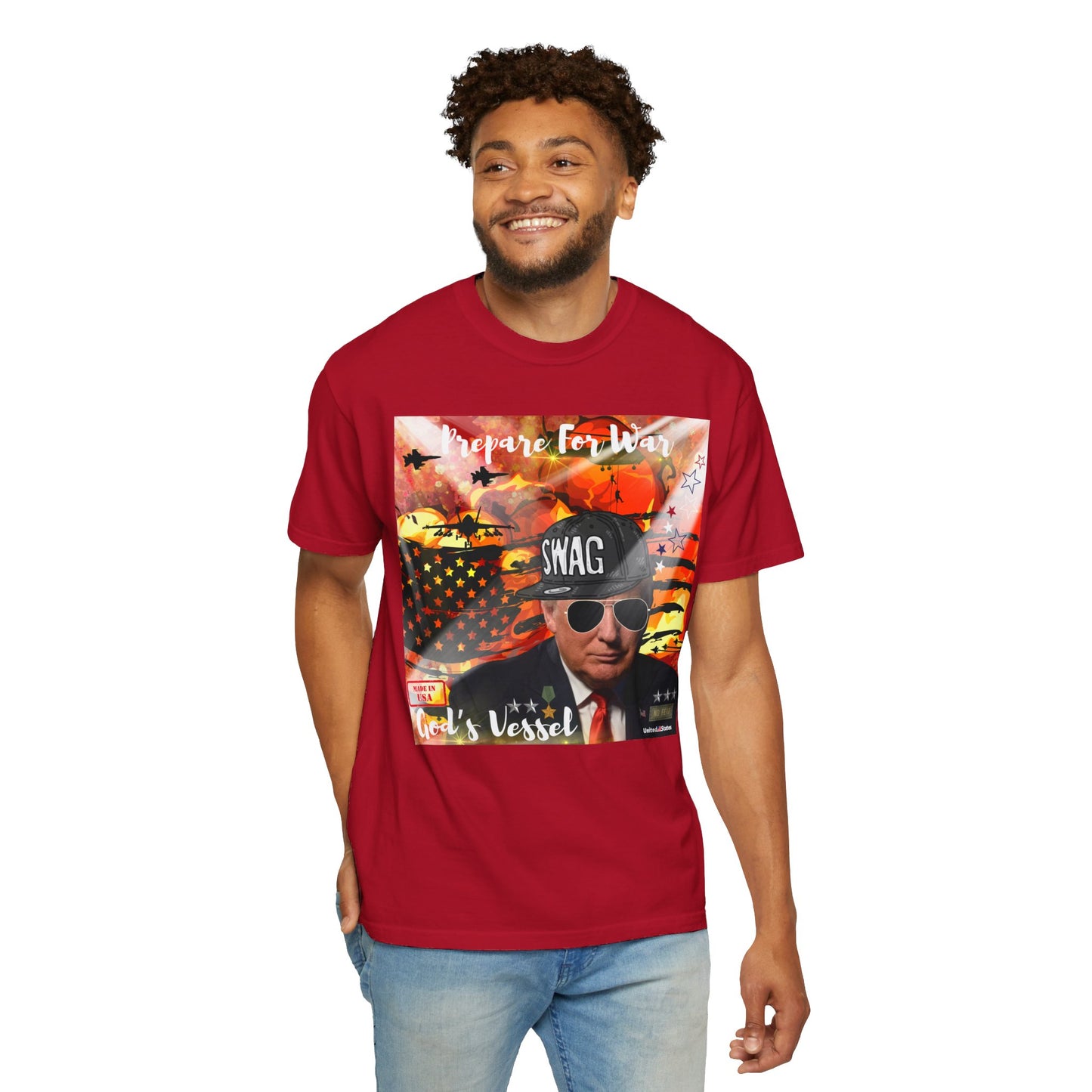 God's Vessel Unisex Garment-Dyed T-shirt