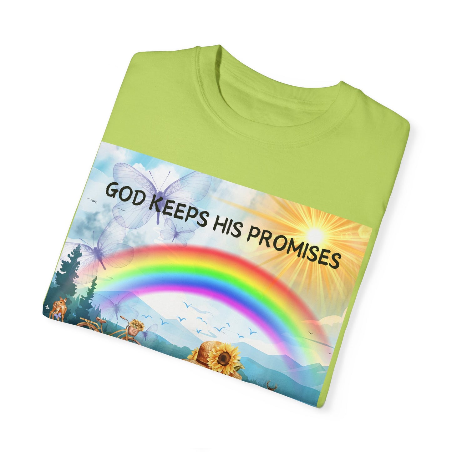 God Keeps His Promises Unisex Garment-Dyed T-shirt