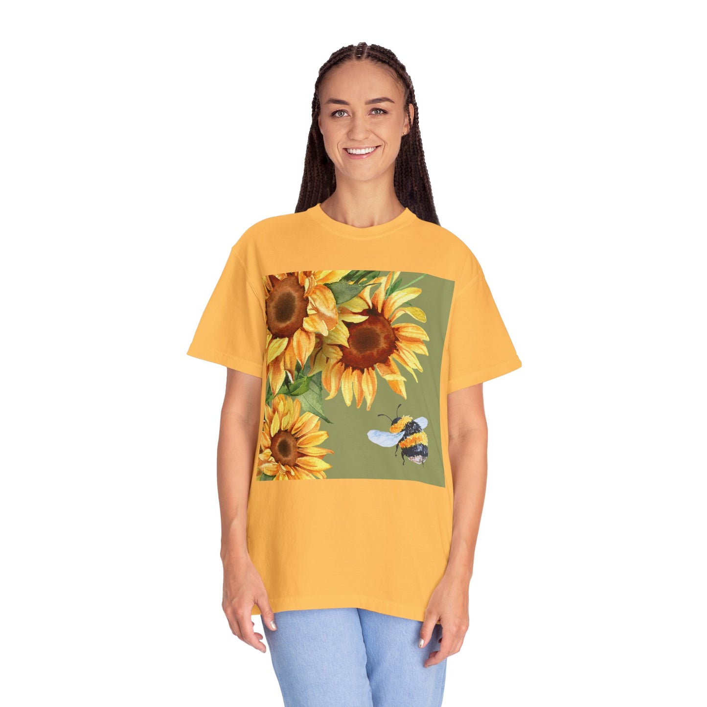 Bee 3 Unisex Garment-Dyed T-shirt