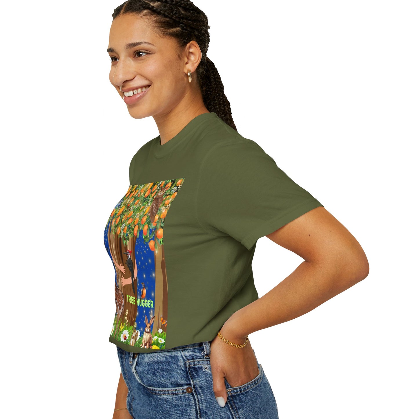 Tree Hugger Unisex Garment-Dyed T-shirt