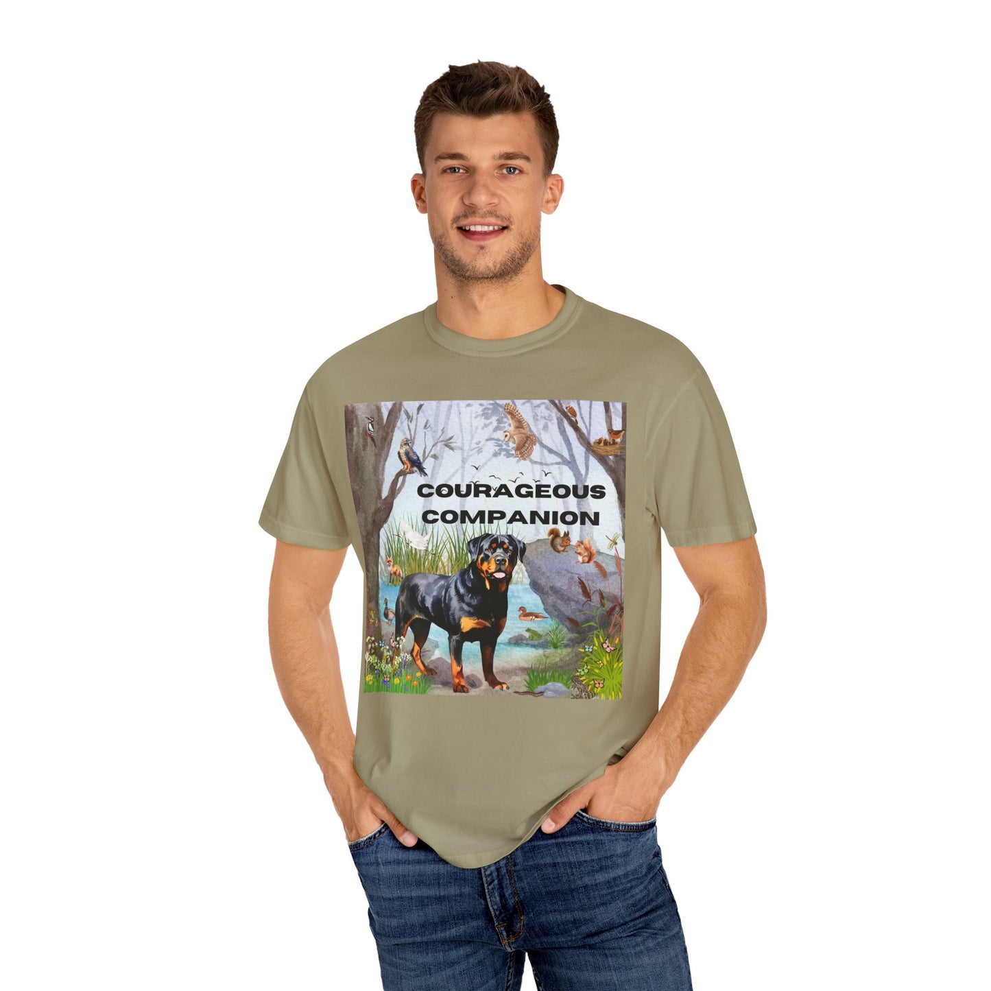 Courageous Companion Unisex Garment-Dyed T-shirt