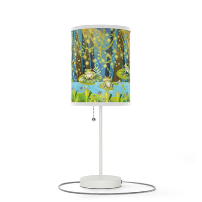 Frogs And Fireflies Lamp on a Stand, US|CA plug