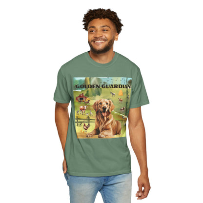 Golden Guardian Unisex Garment-Dyed T-shirt