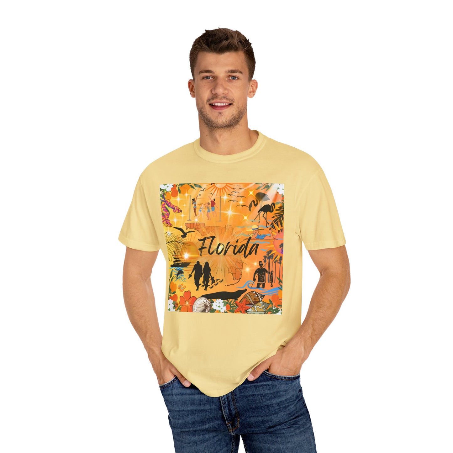 Florida Unisex Garment-Dyed T-shirt