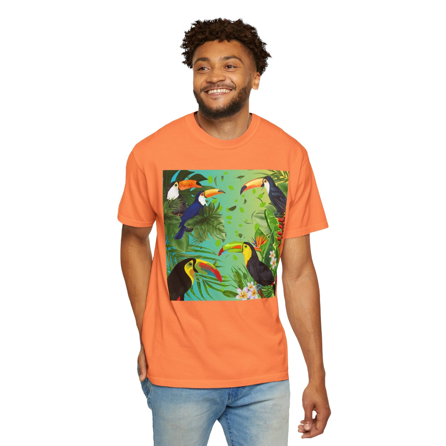 Toucans Unisex Garment-Dyed T-shirt