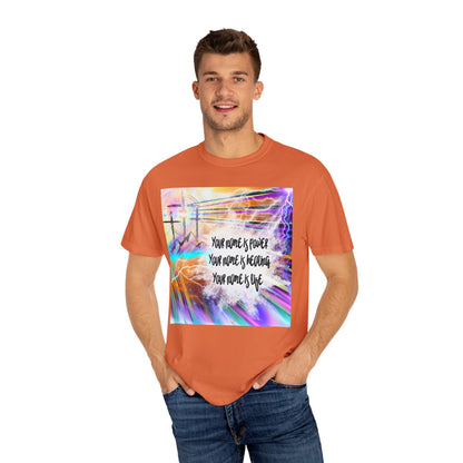 Your Name Unisex Garment-Dyed T-shirt