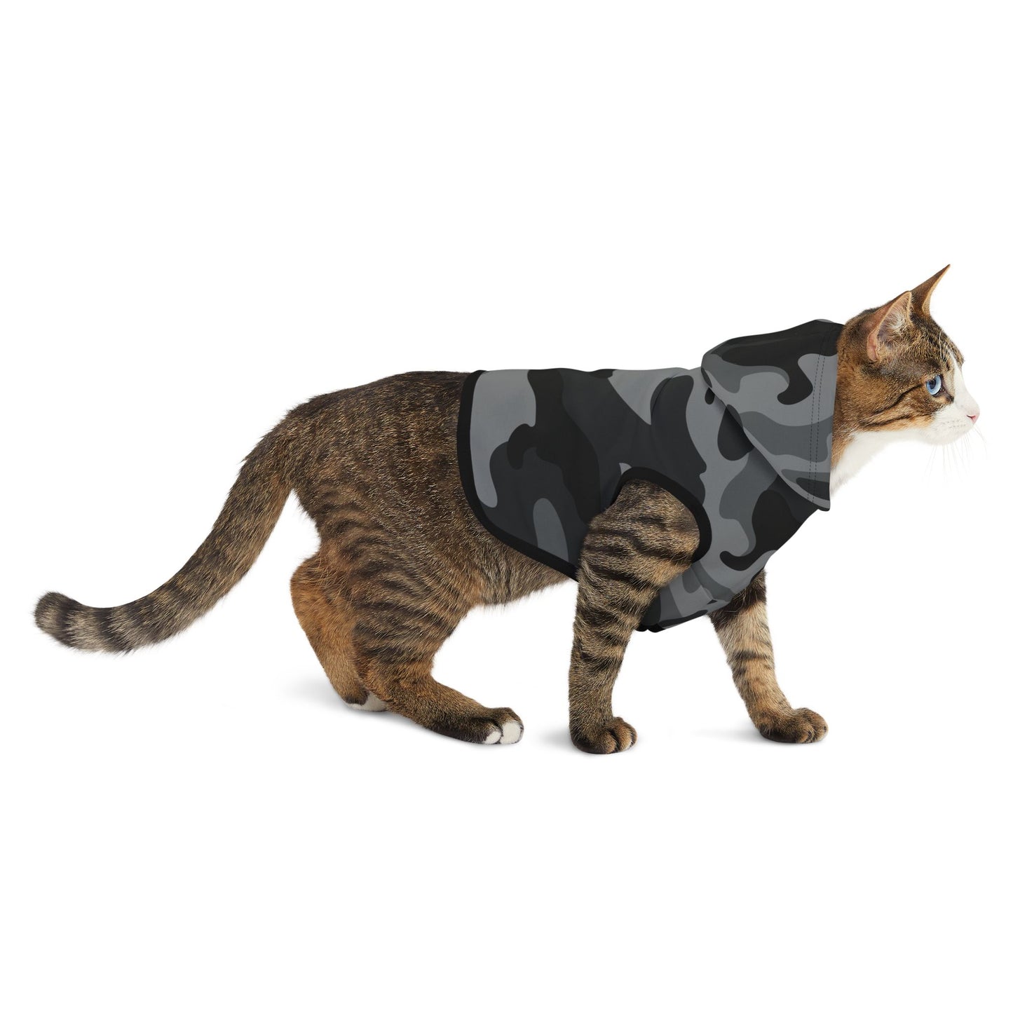 Pet Hoodie Camo Grey