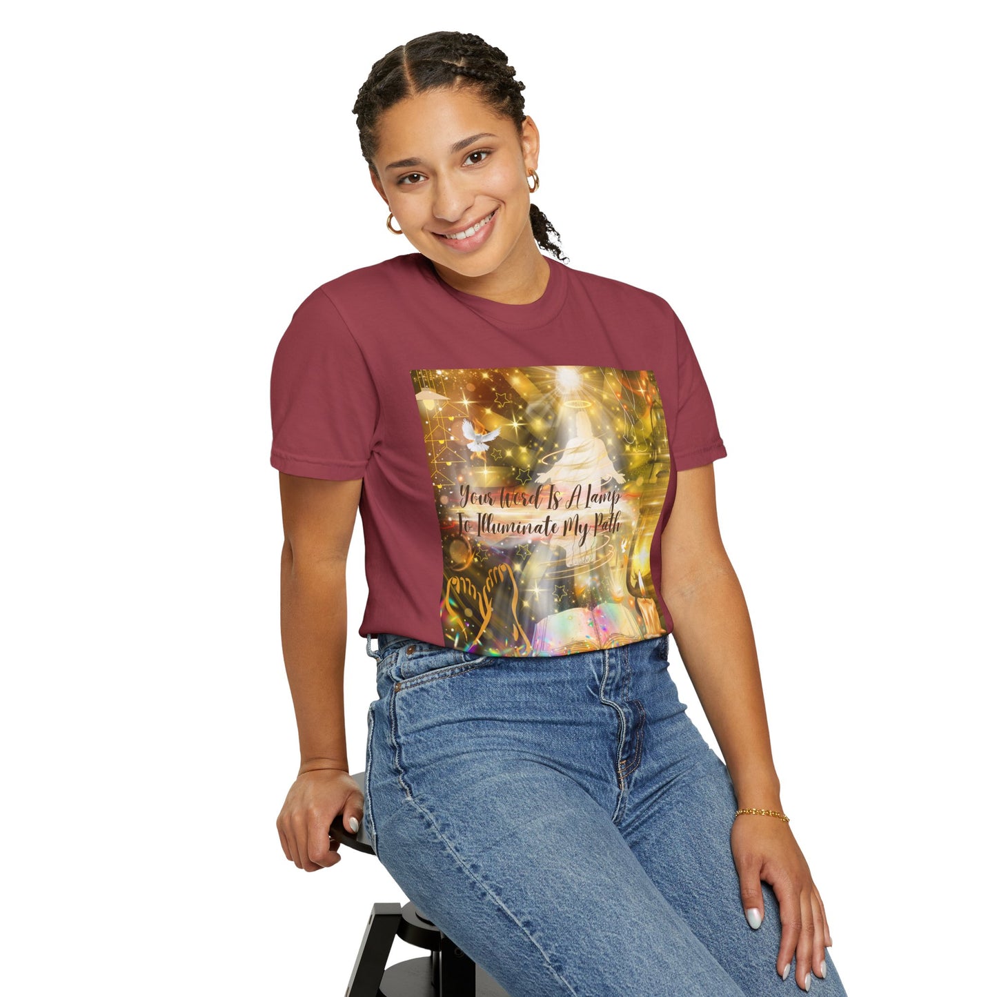 Your Word Unisex Garment-Dyed T-shirt