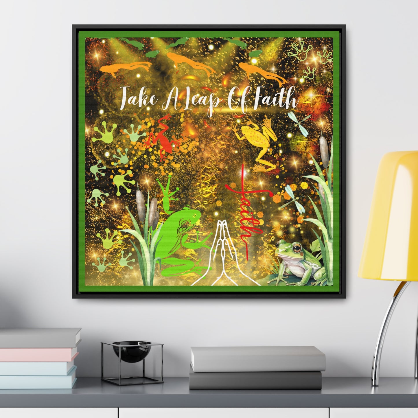 Take A Leap Of Faith Canvas Wall Art