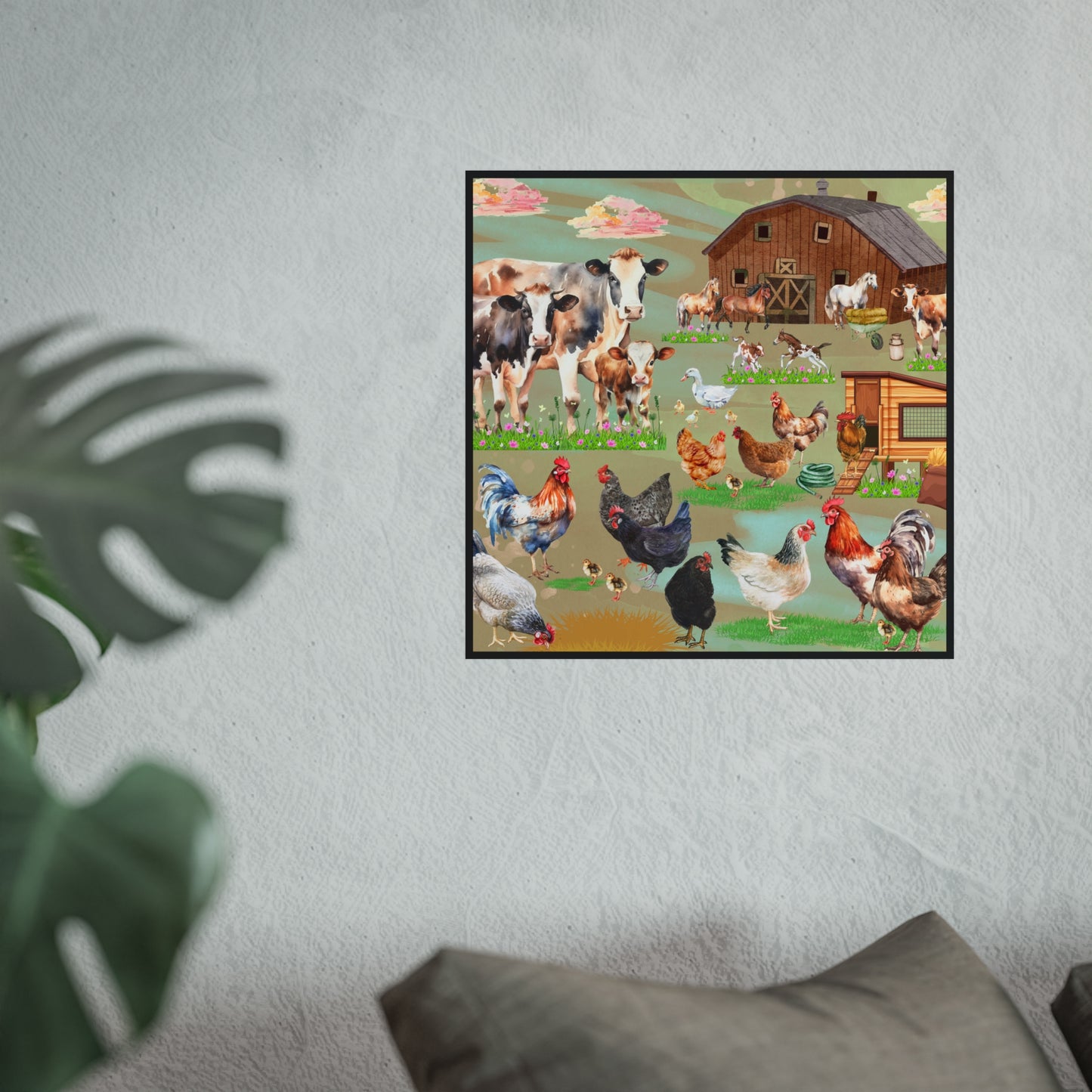 Springtime At The Barnyard Fine Art Posters