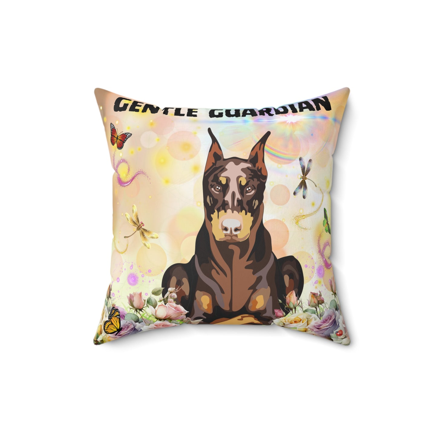 Gentle Guardian Spun Polyester Square Pillow