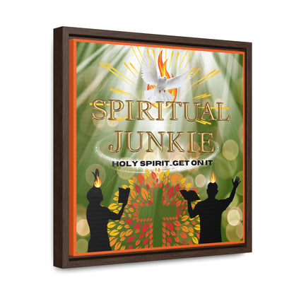 Spiritual Junkie Gallery Canvas Wraps, Square Frame